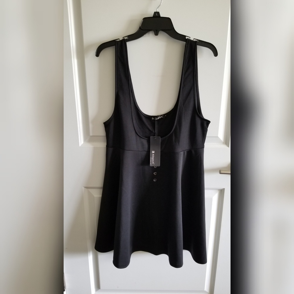 New suspender skirt.